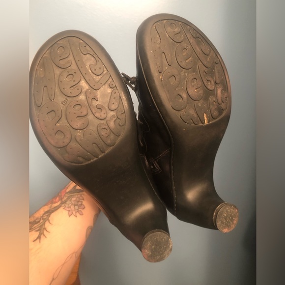 Camper Lace up Boot with side zipper, Black - Picture 7 of 7